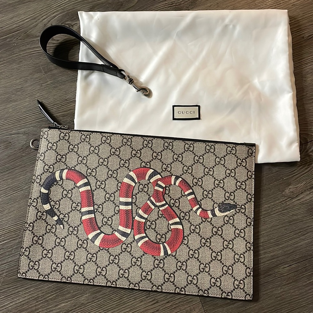Gucci Snake Pouch